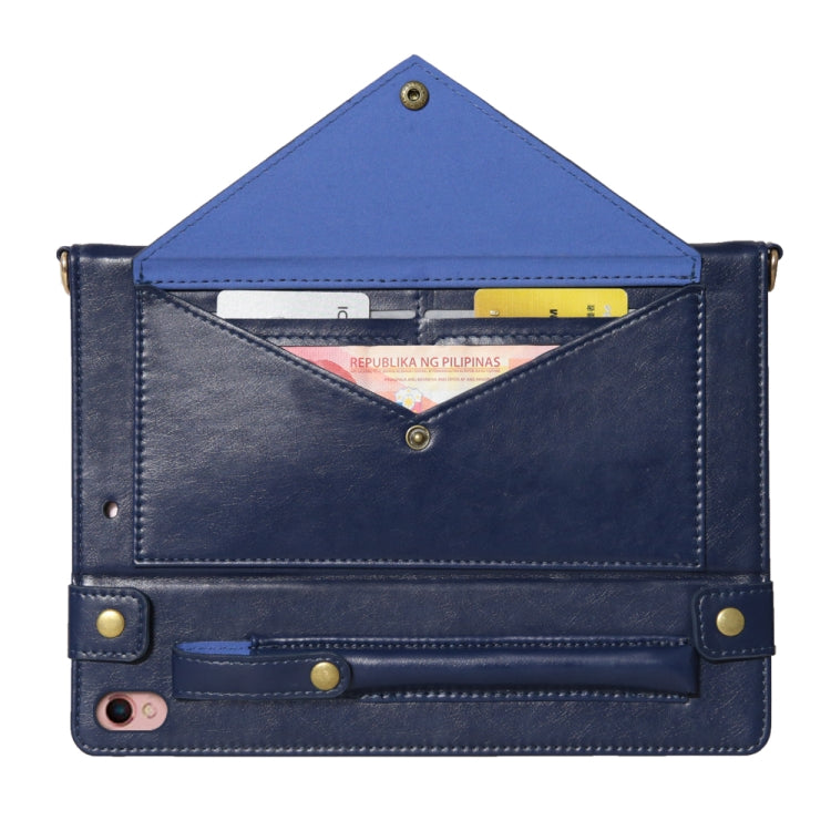 Envelope Horizontal Flip Leather Case with Card Slots & Pen Slots & Holder & Wallet & Photo Frame & Shoulder Strap For iPad Pro 10.5 inch