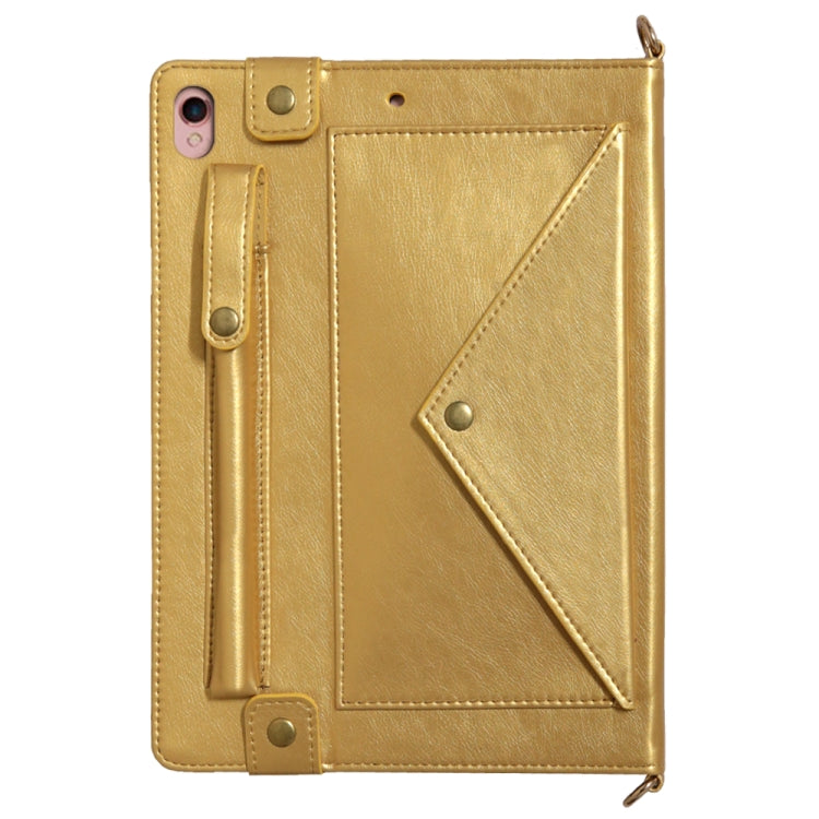 Envelope Horizontal Flip Leather Case with Card Slots & Pen Slots & Holder & Wallet & Photo Frame & Shoulder Strap For iPad Pro 10.5 inch