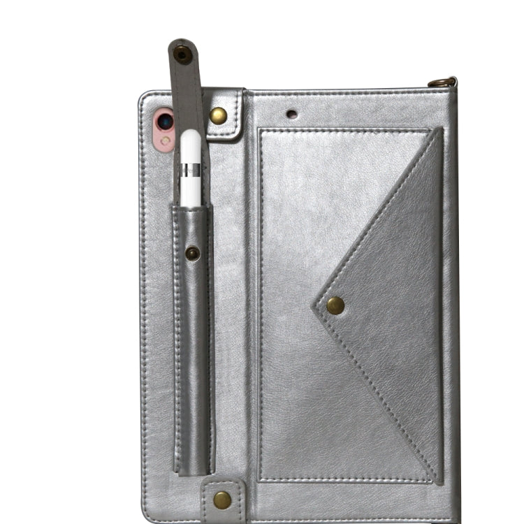 Envelope Horizontal Flip Leather Case with Card Slots & Pen Slots & Holder & Wallet & Photo Frame & Shoulder Strap For iPad Pro 10.5 inch