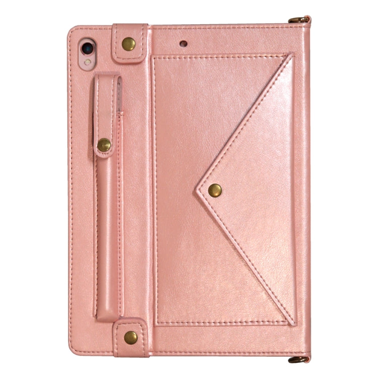 Envelope Horizontal Flip Leather Case with Card Slots & Pen Slots & Holder & Wallet & Photo Frame & Shoulder Strap For iPad Pro 10.5 inch