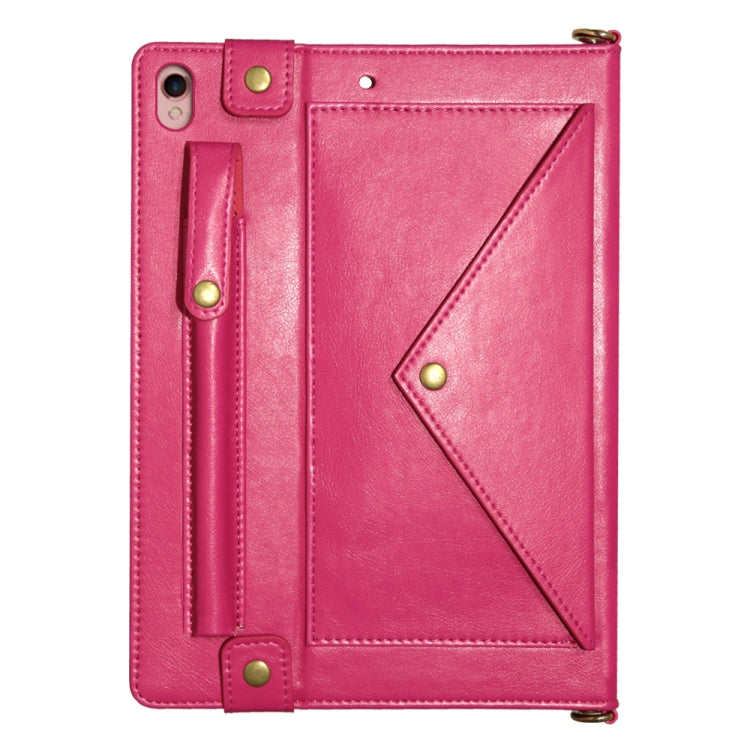 Envelope Horizontal Flip Leather Case with Card Slots & Pen Slots & Holder & Wallet & Photo Frame & Shoulder Strap For iPad Pro 10.5 inch