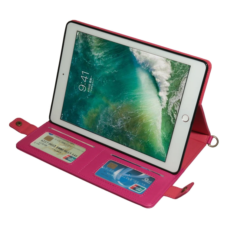 Envelope Horizontal Flip Leather Case with Card Slots & Pen Slots & Holder & Wallet & Photo Frame & Shoulder Strap For iPad Pro 10.5 inch