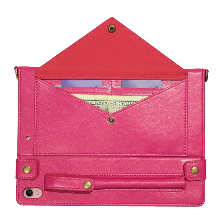 Envelope Horizontal Flip Leather Case with Card Slots & Pen Slots & Holder & Wallet & Photo Frame & Shoulder Strap For iPad Pro 10.5 inch