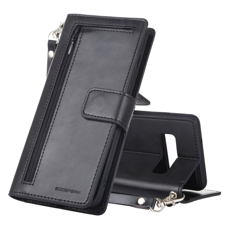 GOOSPERY DETACHABLE DIARY Horizontal Flip Leather Case with Holder & Card Slots & Zipper & Wallet for Galaxy S10