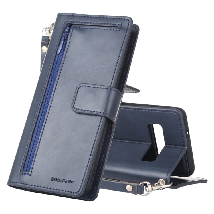 GOOSPERY DETACHABLE DIARY Horizontal Flip Leather Case with Holder & Card Slots & Zipper & Wallet for Galaxy S10