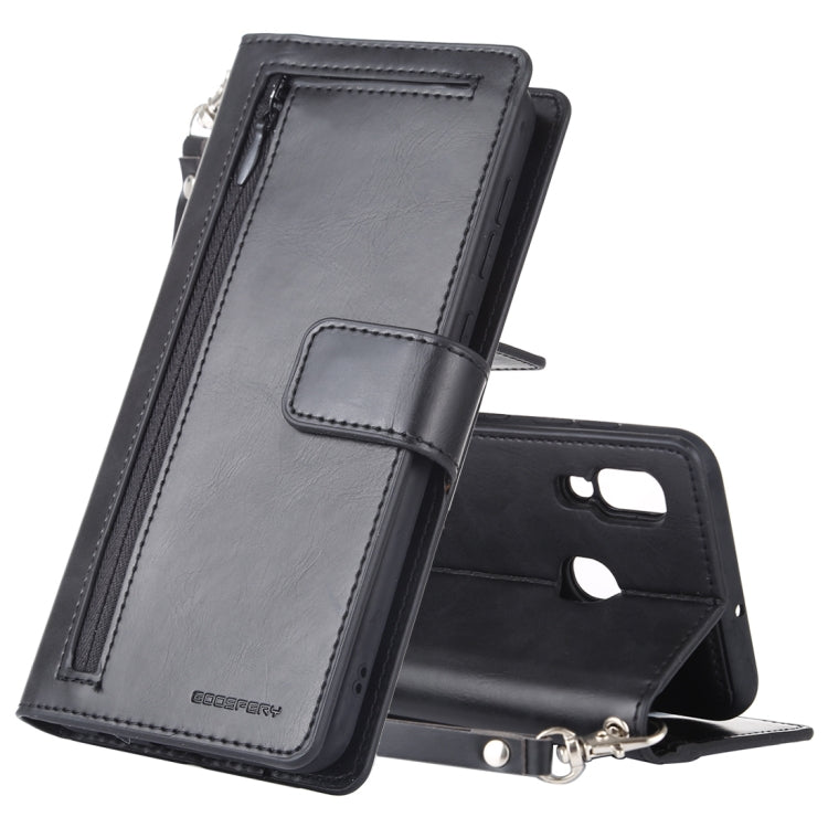 GOOSPERY DETACHABLE DIARY Horizontal Flip Leather Case with Holder & Card Slots & Zipper & Wallet for Galaxy A30 / 20