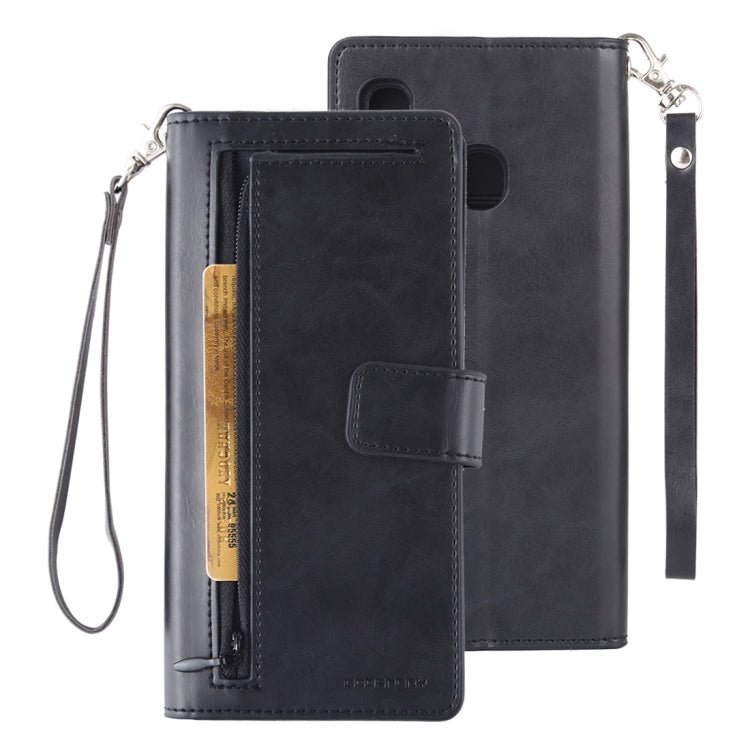 GOOSPERY DETACHABLE DIARY Horizontal Flip Leather Case with Holder & Card Slots & Zipper & Wallet for Galaxy A30 / 20