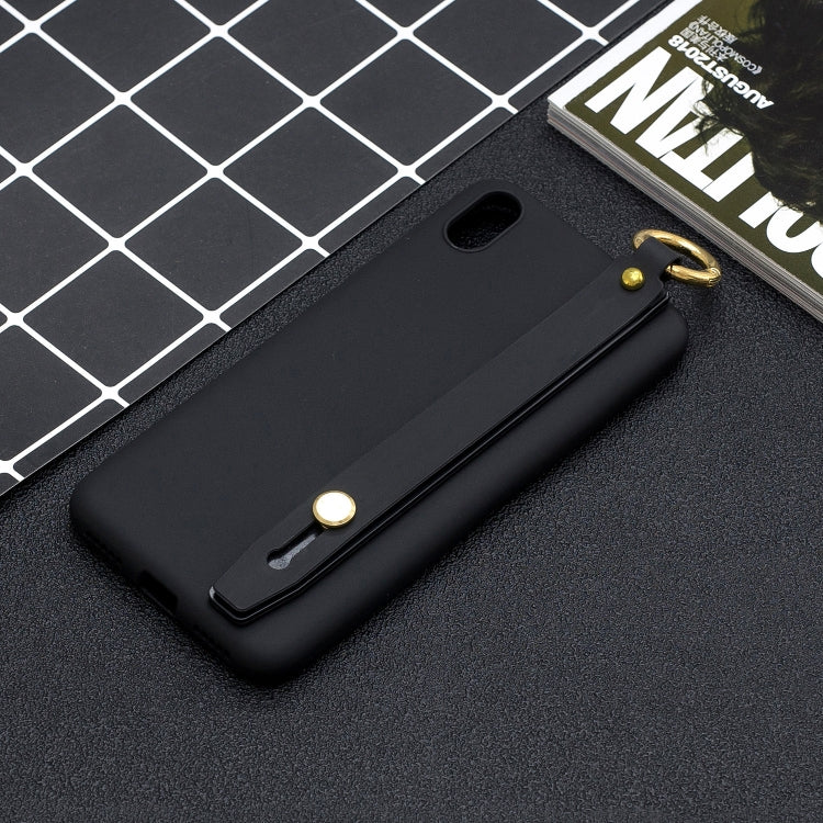 Shockproof Solid Color TPU Case with Wristband For Xiaomi Redmi 7A