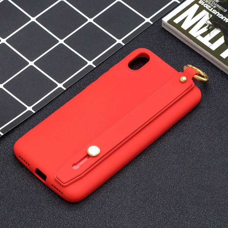 Shockproof Solid Color TPU Case with Wristband For Xiaomi Redmi 7A