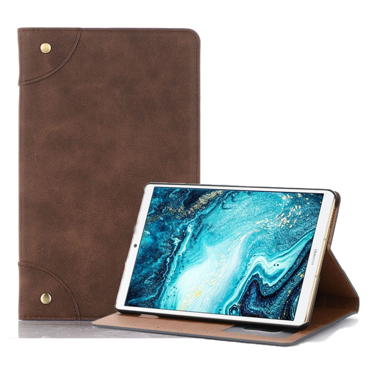 Retro Book Style Horizontal Flip Leather Case with Holder & Card Slots & Wallet for Huawei MediaPad M6 8.4 2019