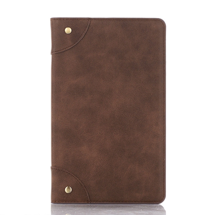 Retro Book Style Horizontal Flip Leather Case with Holder & Card Slots & Wallet for Huawei MediaPad M6 8.4 2019