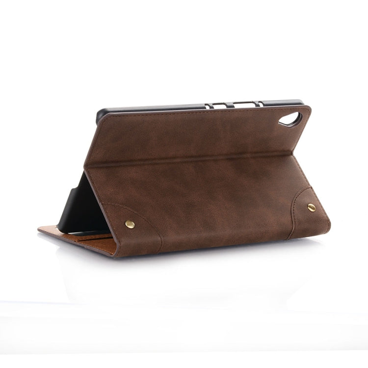 Retro Book Style Horizontal Flip Leather Case with Holder & Card Slots & Wallet for Huawei MediaPad M6 8.4 2019