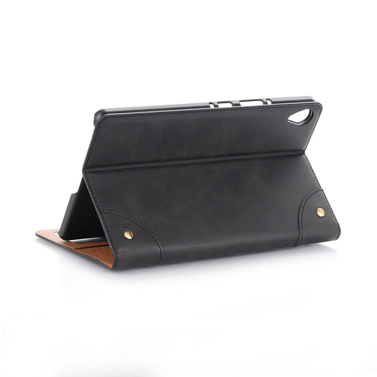 Retro Book Style Horizontal Flip Leather Case with Holder & Card Slots & Wallet for Huawei MediaPad M6 8.4 2019