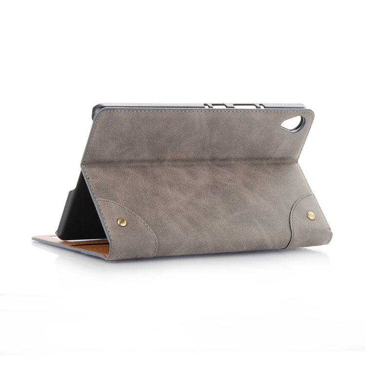Retro Book Style Horizontal Flip Leather Case with Holder & Card Slots & Wallet for Huawei MediaPad M6 8.4 2019