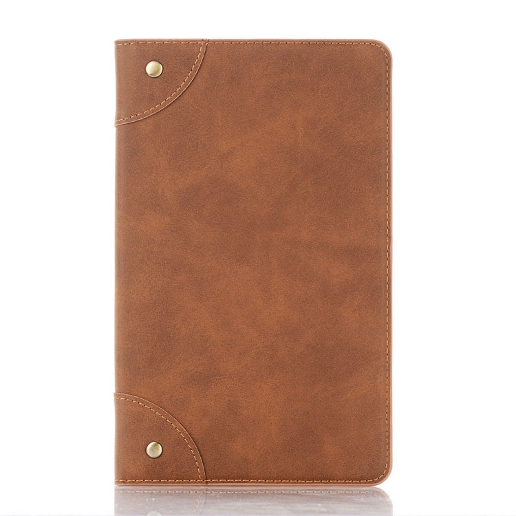 Retro Book Style Horizontal Flip Leather Case with Holder & Card Slots & Wallet for Huawei MediaPad M6 8.4 2019