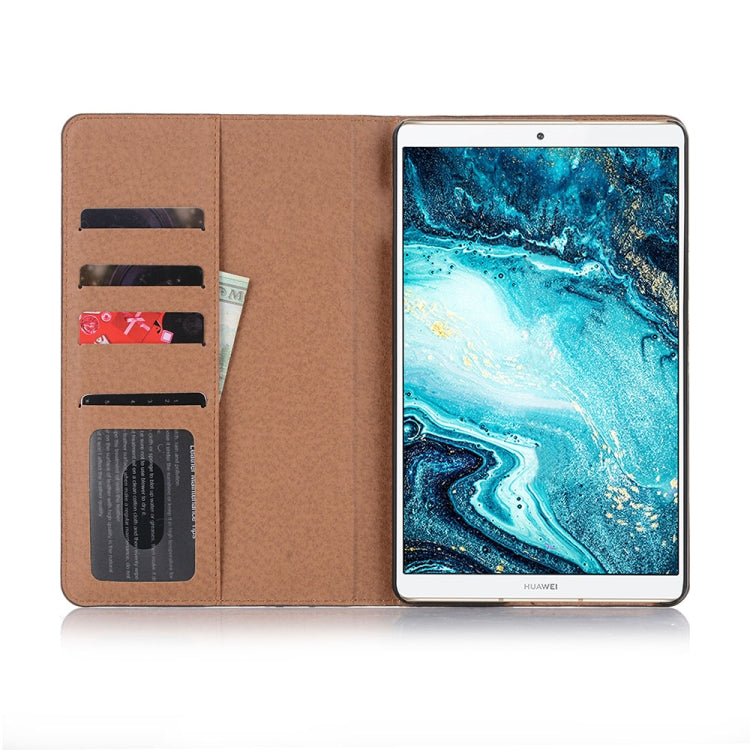 Retro Book Style Horizontal Flip Leather Case with Holder & Card Slots & Wallet for Huawei MediaPad M6 8.4 2019