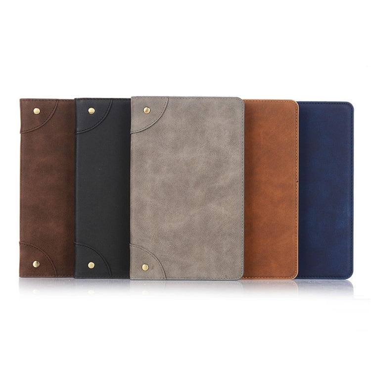 Retro Book Style Horizontal Flip Leather Case with Holder & Card Slots & Wallet for Huawei MediaPad M6 8.4 2019