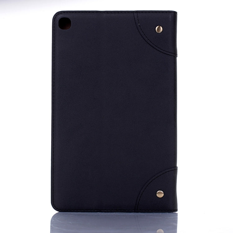 Retro Book Style Horizontal Flip Leather Case with Holder & Card Slots & Wallet for Galaxy Tab A 8.0 (2019)