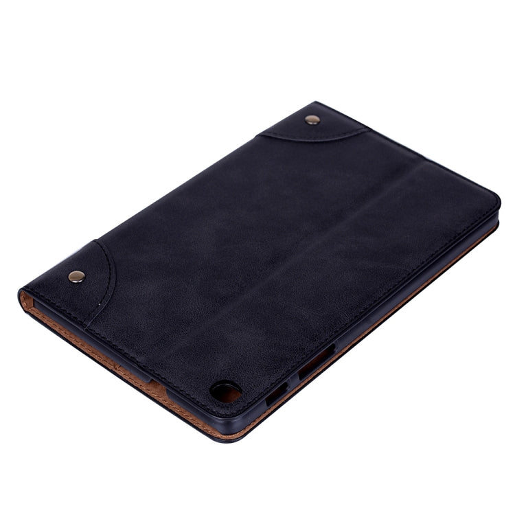 Retro Book Style Horizontal Flip Leather Case with Holder & Card Slots & Wallet for Galaxy Tab A 8.0 (2019)