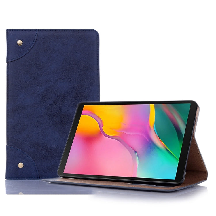 Retro Book Style Horizontal Flip Leather Case with Holder & Card Slots & Wallet for Galaxy Tab A 8.0 (2019)