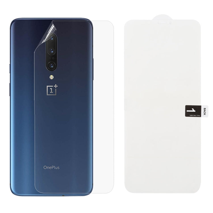 Soft Hydrogel Film Full Cover Back Protector for OnePlus 7 Pro