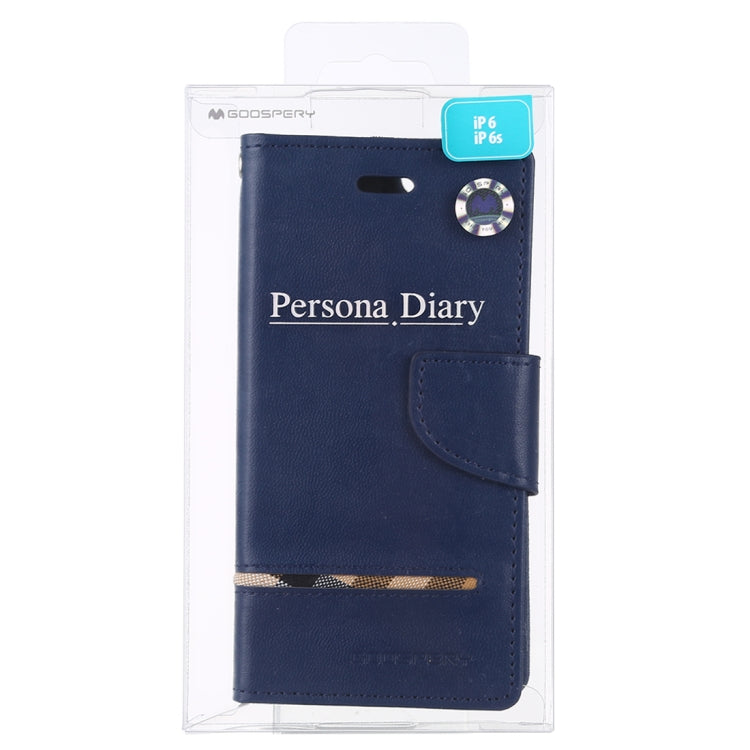 GOOSPERY PERSONA DIARY Horizontal Flip Leather Case with Holder & Card Slots & Wallet for iPhone 6 / 6s
