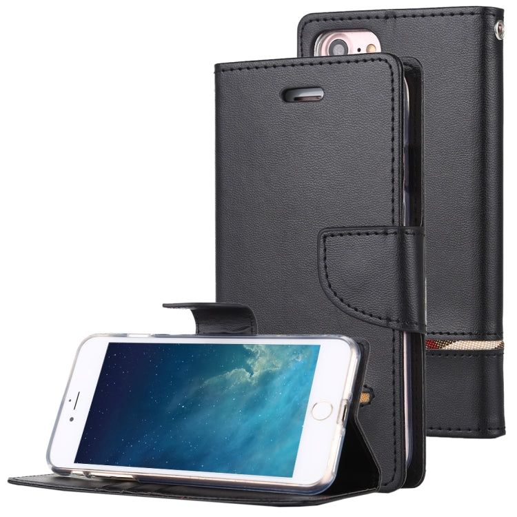 For iPhone SE 2022 / SE 2020 / 8 / 7 GOOSPERY PERSONA DIARY Horizontal Flip Leather Case with Holder & Card Slots & Wallet