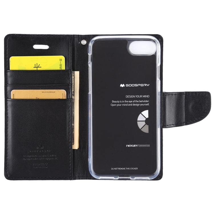 For iPhone SE 2022 / SE 2020 / 8 / 7 GOOSPERY PERSONA DIARY Horizontal Flip Leather Case with Holder & Card Slots & Wallet