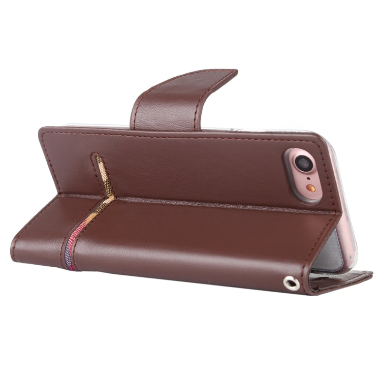 For iPhone SE 2022 / SE 2020 / 8 / 7 GOOSPERY PERSONA DIARY Horizontal Flip Leather Case with Holder & Card Slots & Wallet