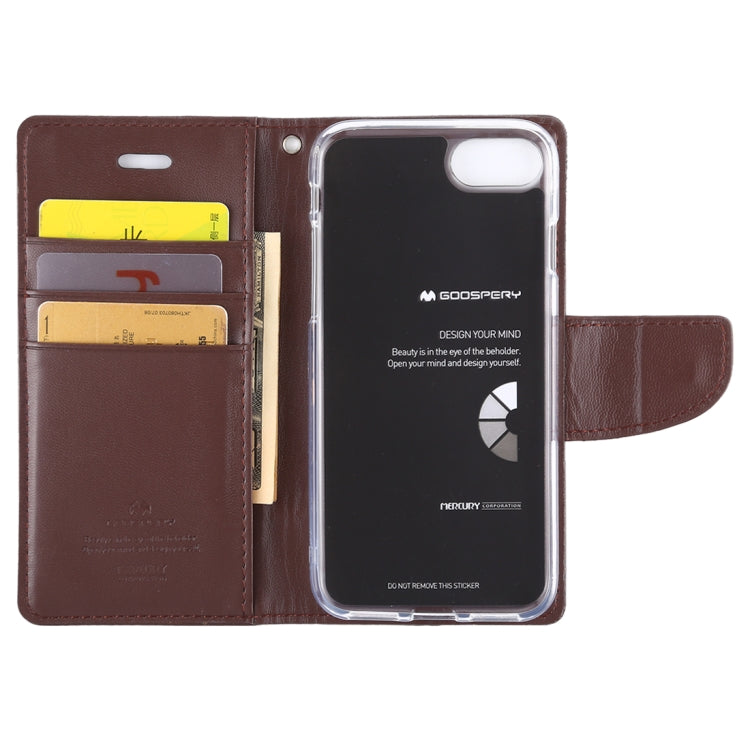 For iPhone SE 2022 / SE 2020 / 8 / 7 GOOSPERY PERSONA DIARY Horizontal Flip Leather Case with Holder & Card Slots & Wallet