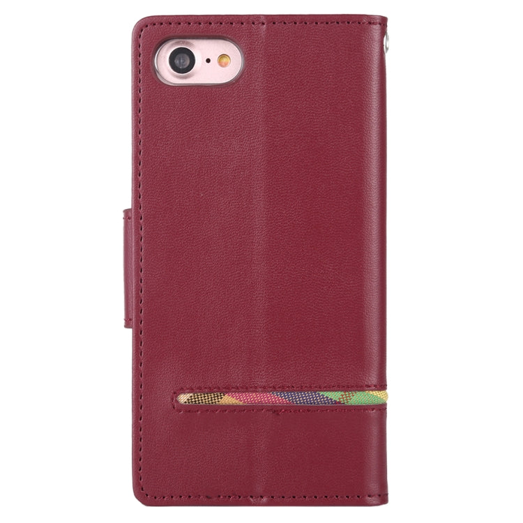 For iPhone SE 2022 / SE 2020 / 8 / 7 GOOSPERY PERSONA DIARY Horizontal Flip Leather Case with Holder & Card Slots & Wallet