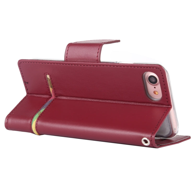 For iPhone SE 2022 / SE 2020 / 8 / 7 GOOSPERY PERSONA DIARY Horizontal Flip Leather Case with Holder & Card Slots & Wallet