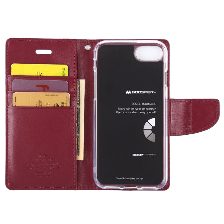 For iPhone SE 2022 / SE 2020 / 8 / 7 GOOSPERY PERSONA DIARY Horizontal Flip Leather Case with Holder & Card Slots & Wallet