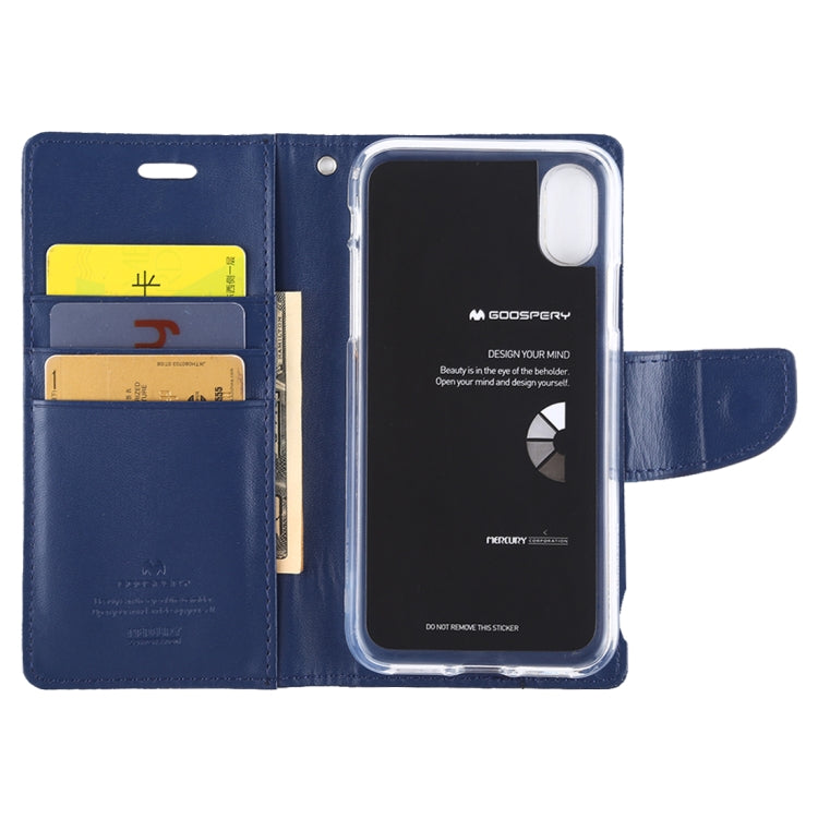 For iPhone X / XS GOOSPERY PERSONA DIARY Horizontal Flip Leather Case with Holder & Card Slots & Wallet