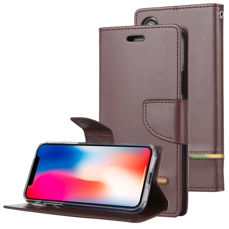 For iPhone X / XS GOOSPERY PERSONA DIARY Horizontal Flip Leather Case with Holder & Card Slots & Wallet