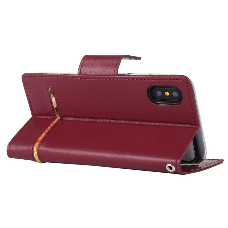 For iPhone X / XS GOOSPERY PERSONA DIARY Horizontal Flip Leather Case with Holder & Card Slots & Wallet