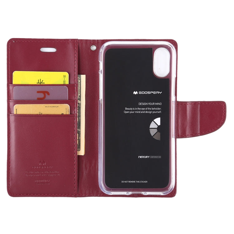 For iPhone X / XS GOOSPERY PERSONA DIARY Horizontal Flip Leather Case with Holder & Card Slots & Wallet