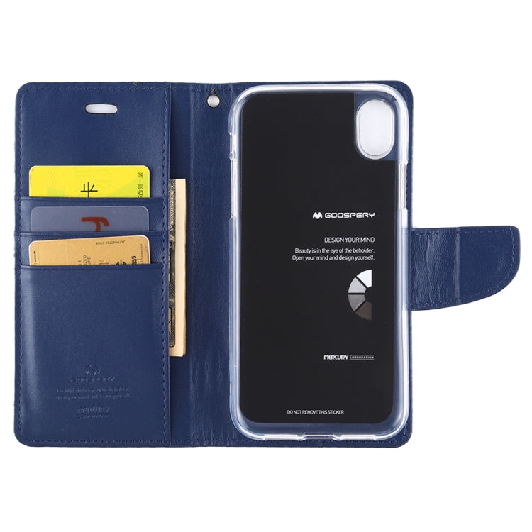 For iPhone XR GOOSPERY PERSONA DIARY Horizontal Flip Leather Case with Holder & Card Slots &