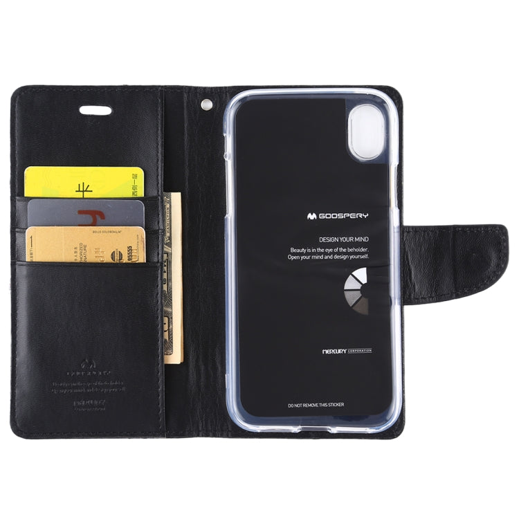 For iPhone XR GOOSPERY PERSONA DIARY Horizontal Flip Leather Case with Holder & Card Slots &
