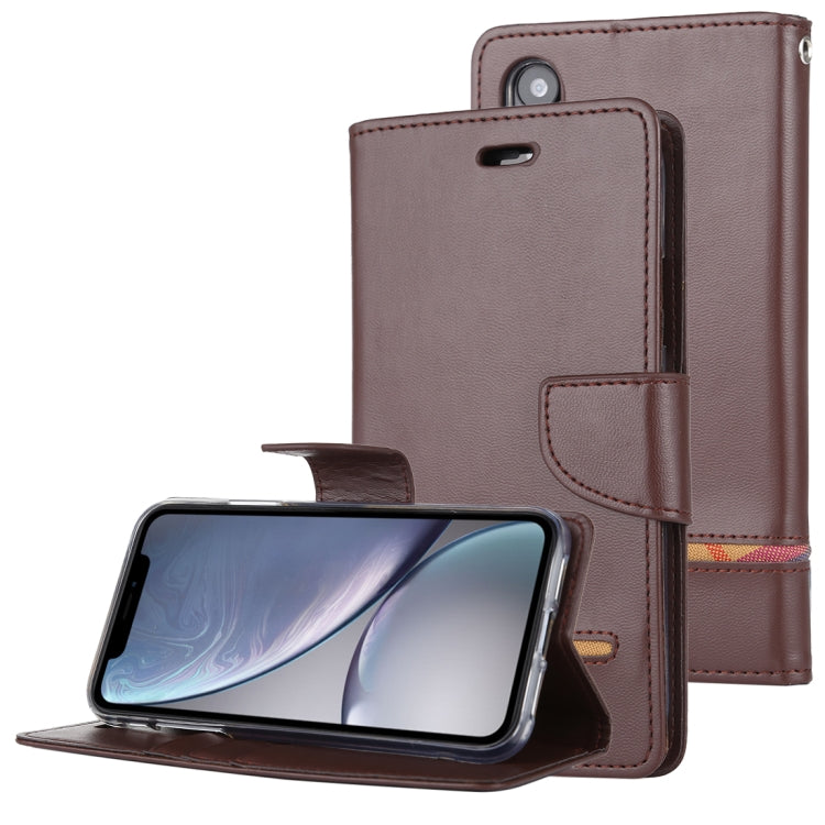 For iPhone XR GOOSPERY PERSONA DIARY Horizontal Flip Leather Case with Holder & Card Slots &