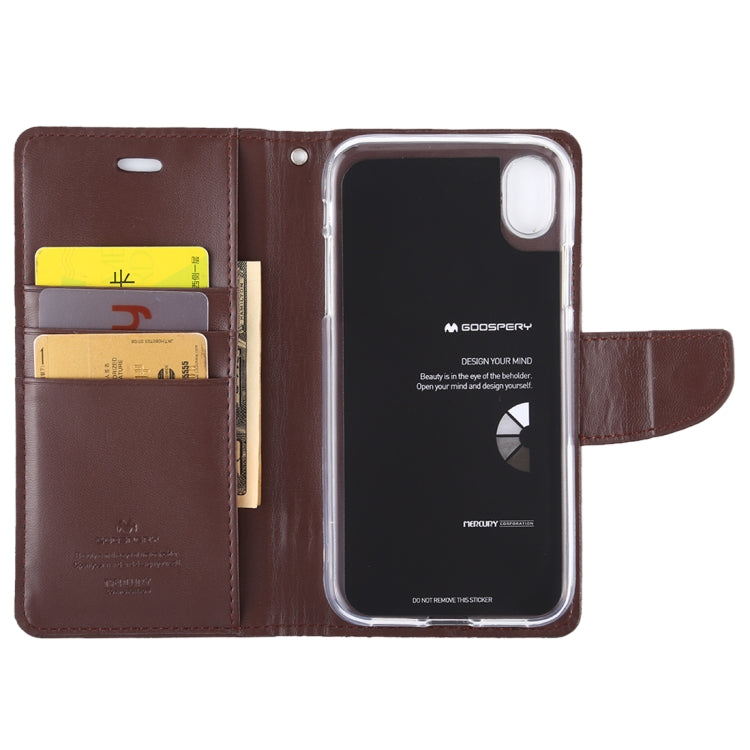 For iPhone XR GOOSPERY PERSONA DIARY Horizontal Flip Leather Case with Holder & Card Slots &