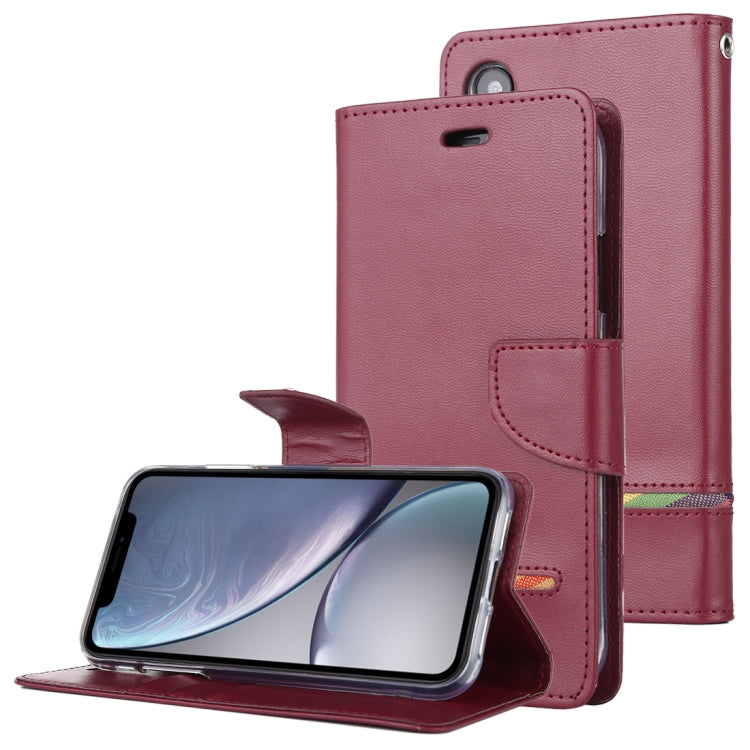 For iPhone XR GOOSPERY PERSONA DIARY Horizontal Flip Leather Case with Holder & Card Slots &