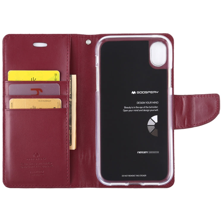 For iPhone XR GOOSPERY PERSONA DIARY Horizontal Flip Leather Case with Holder & Card Slots &