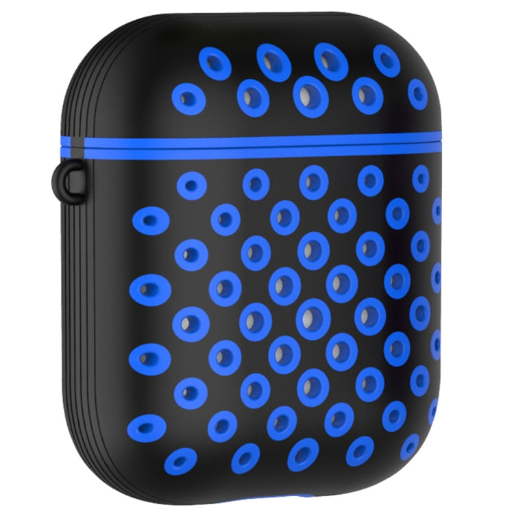 Round Hole Full Coverage Earphone Protective Case for AirPods 1 / 2, with Hook