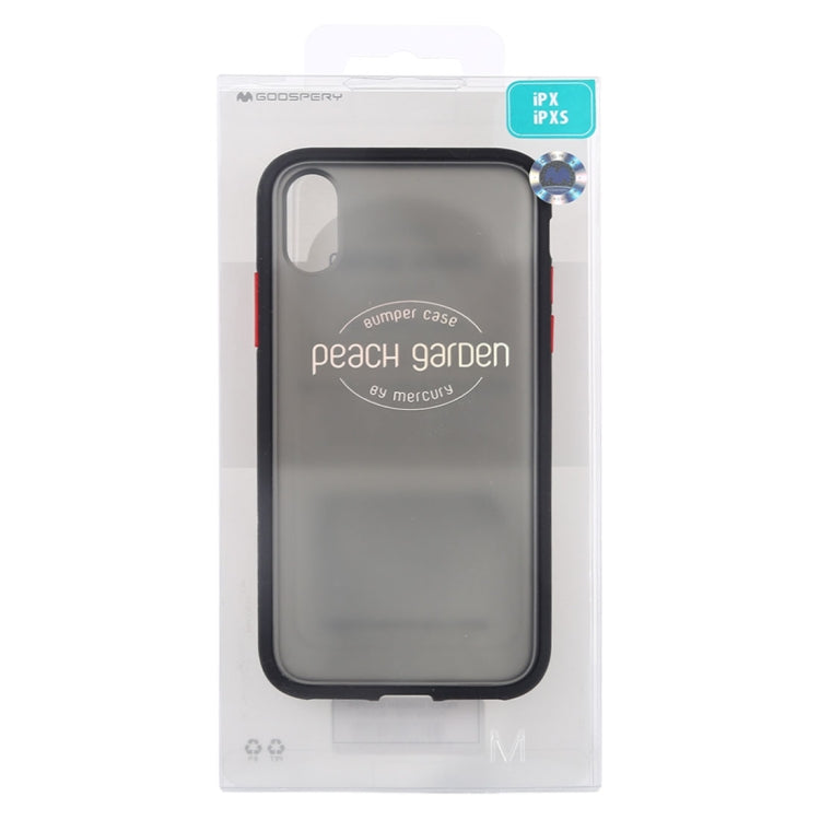 For iPhone X / XS GOOSPERY PEACH GARDEN Mobile Phone Protection Cover