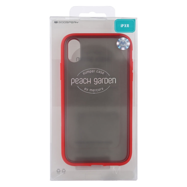 For iPhone XR GOOSPERY PEACH GARDEN Mobile Phone Protection Cover