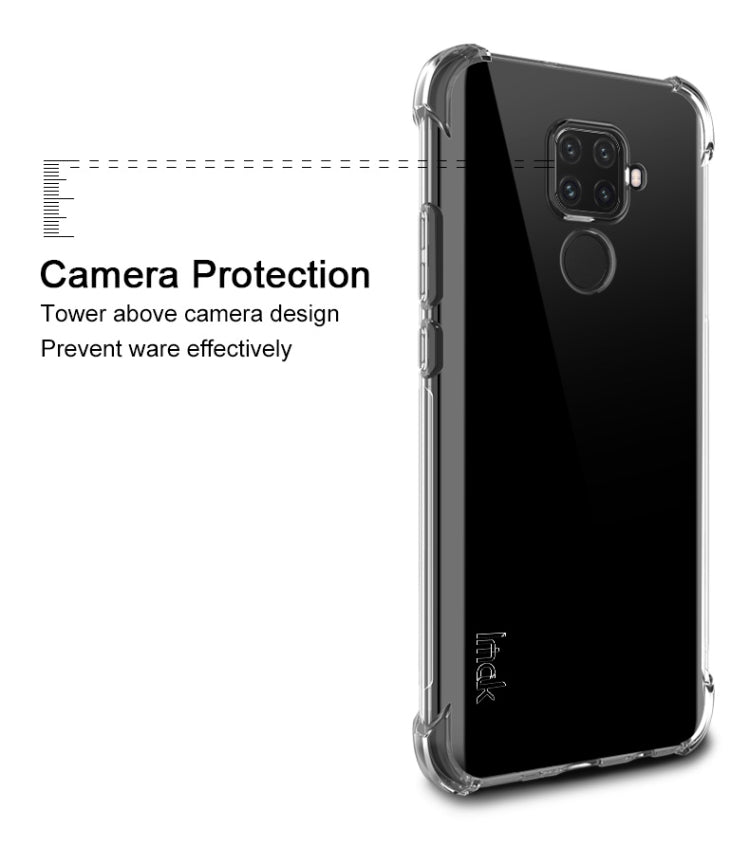 IMAK All-inclusive Shockproof Airbag TPU Case with Screen Protector For Huawei Nova 5i Pro / Mate 30 Lite