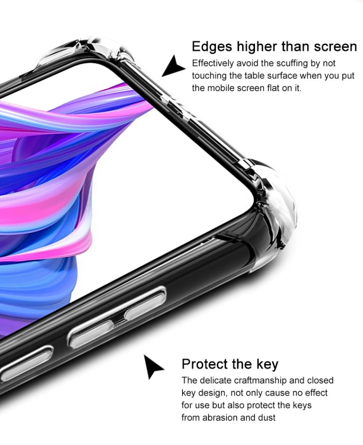 IMAK All-inclusive Shockproof Airbag TPU Case with Screen Protector For Huawei Honor 9X