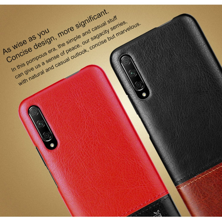 IMAK Ruiyi Series Concise Slim PU + PC Protective Case For Huawei Honor 9X Pro