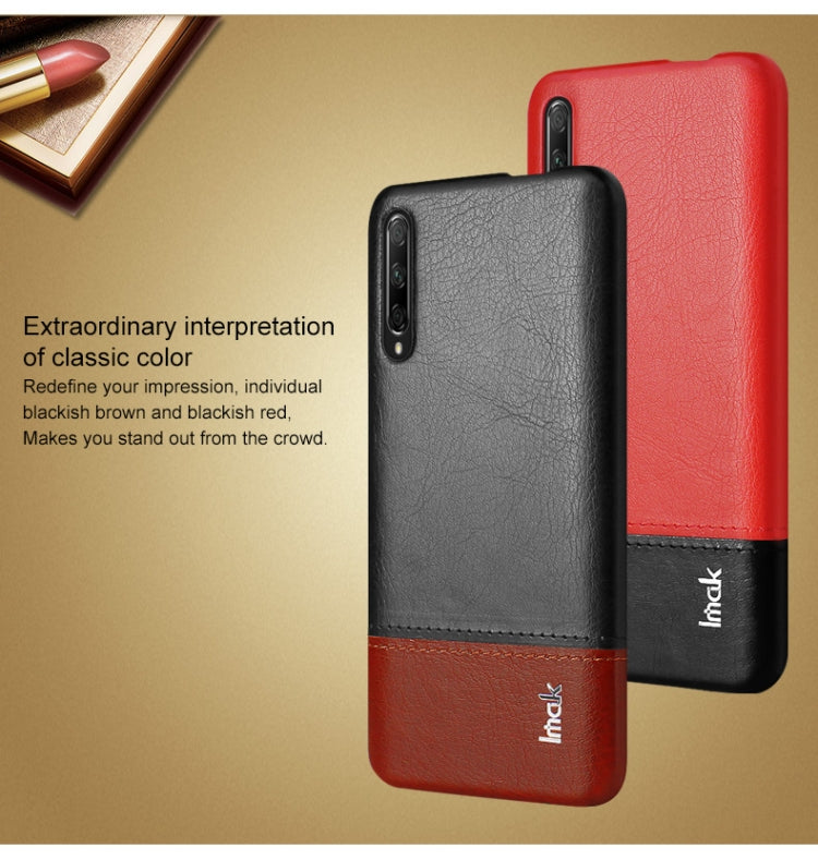 IMAK Ruiyi Series Concise Slim PU + PC Protective Case For Huawei Honor 9X Pro